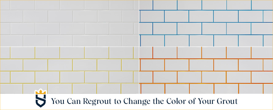 You Can Regrout to Change the Color of Your Grout