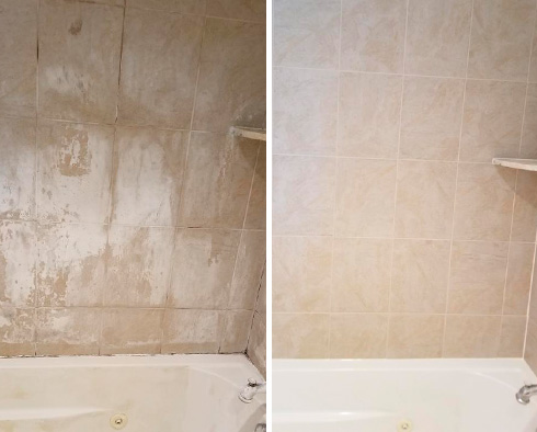 Shower Restored by Our Tile and Grout Cleaners in Verona, PA