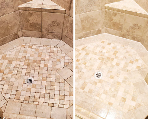 Shower Restored by Our Tile and Grout Cleaners in Pittsburgh, PA