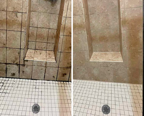Shower Restored by Our Tile and Grout Cleaners in Canonsburg, PA