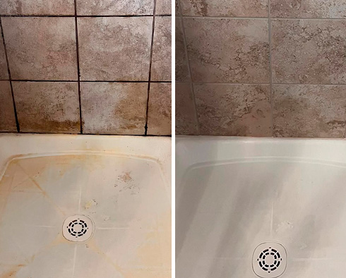 Shower Restored by Our Tile and Grout Cleaners in Venetia, PA