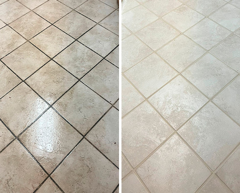 Floor Restored by Our Tile and Grout Cleaners in Gibsonia, PA