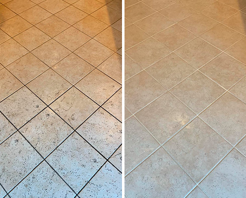 Floor Restored by Our Tile and Grout Cleaners in Gibsonia, PA